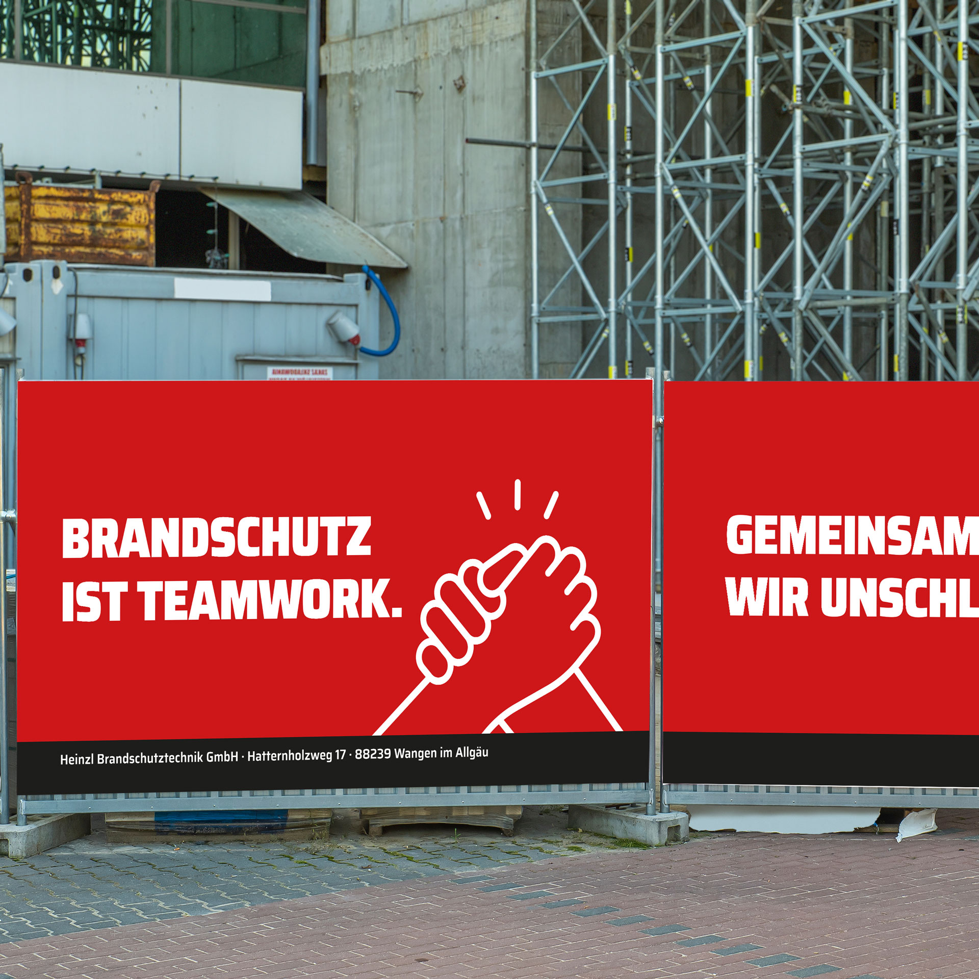 die KENNste! – Bannergestaltung für Heinzl Brandschutztechnik, inkl. Druckabwicklung