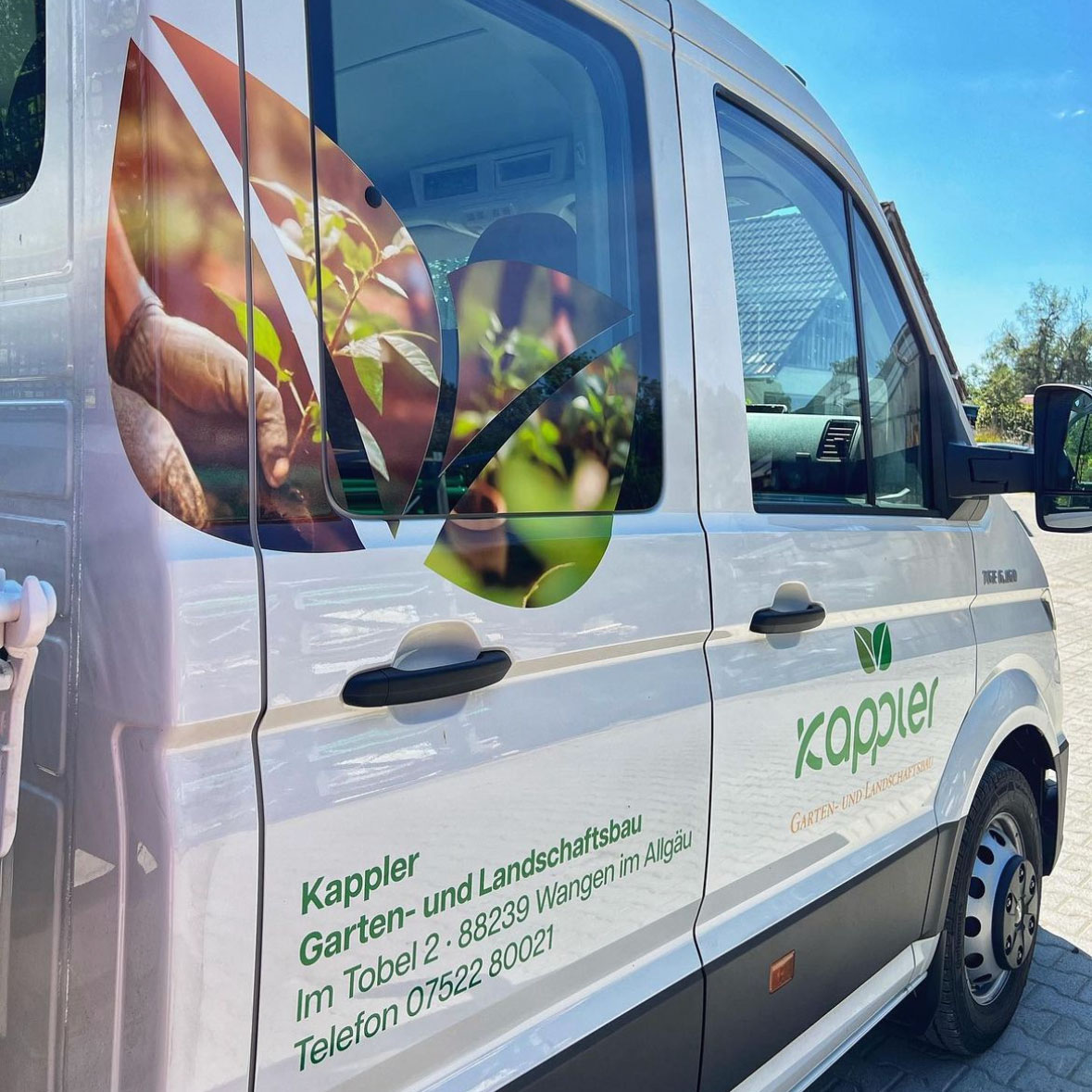 die KENNste! – Kappler Garten- und Landschaftsbau – Gestaltung der Fahrzeugbeschriftung