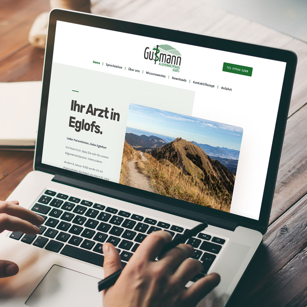 die KENNste! – Allgemeinarztpraxis Gußmann – Website Gestaltung und Umsetzung