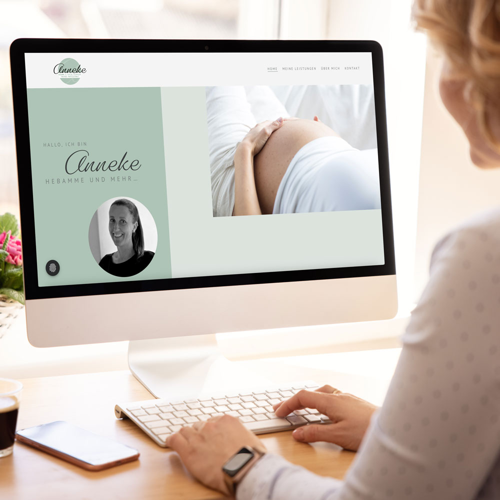 die KENNste! – Website Gestaltung und Umsetzung für die Hebamme Anneke