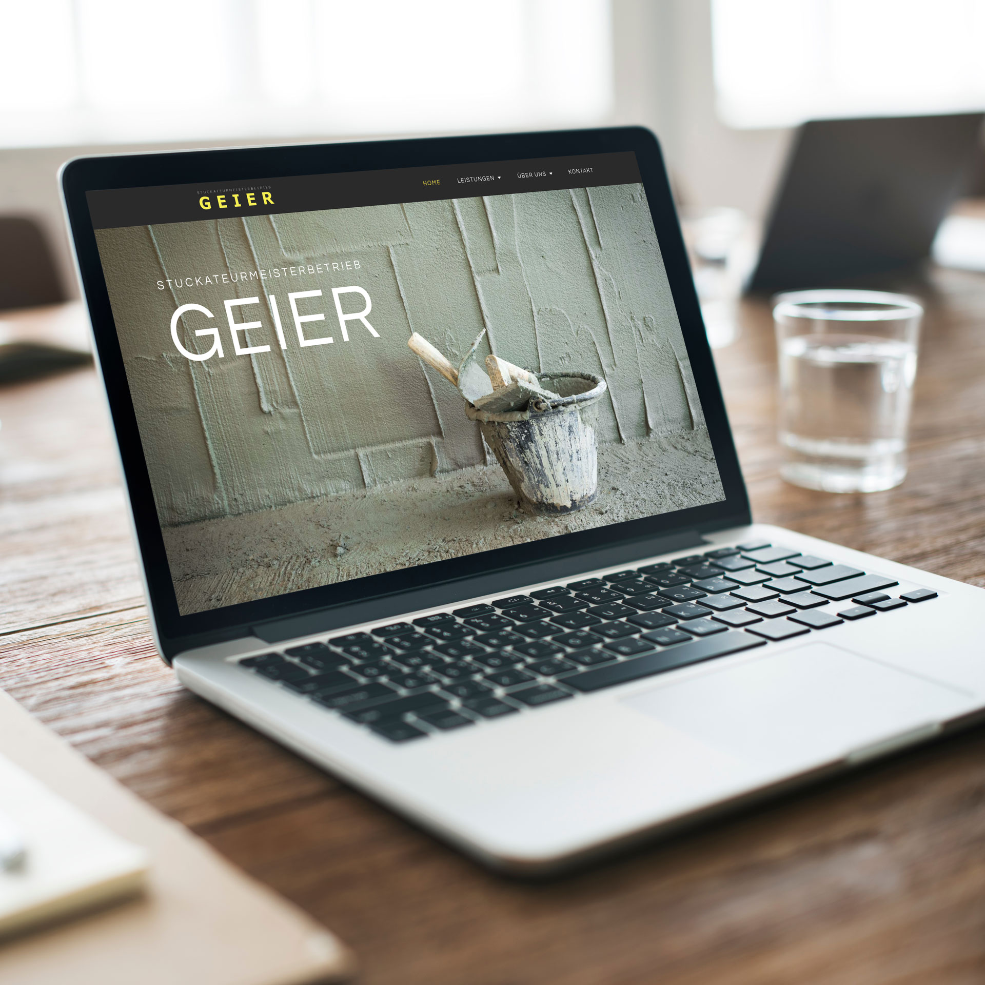 die KENNste! – Website Gestaltung und Umsetzung für den Stuckateurmeisterberieb Geier in Kisslegg