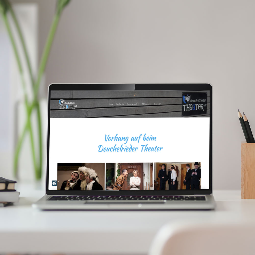 Gestaltung und Umsetzung der Website
