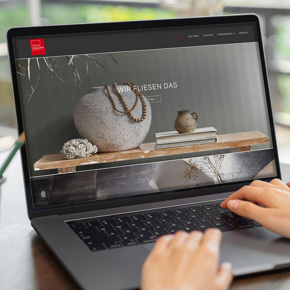 Gestaltung und Umsetzung der Website
